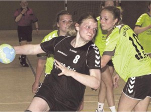 Anna Riedel glänzte in der vergangenen Saison oftmals auf Rückraummitte. Foto: Archiv