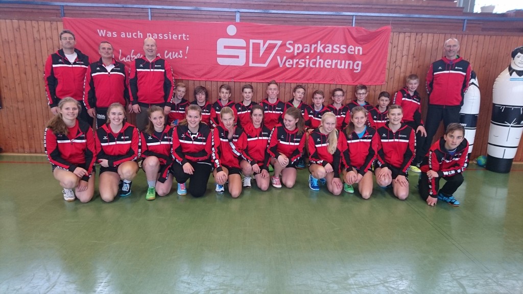 wJB und mJC vor der zweiten Trainingseinheit