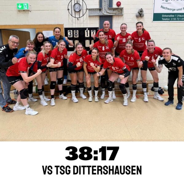 Damen I – TSG Dittershausen (38:17)