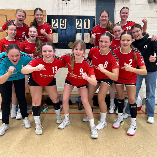 wJB – Erneut verschlafene 1. Halbzeit mit glücklichem Ausgang 29:21 (HZ 13:13)