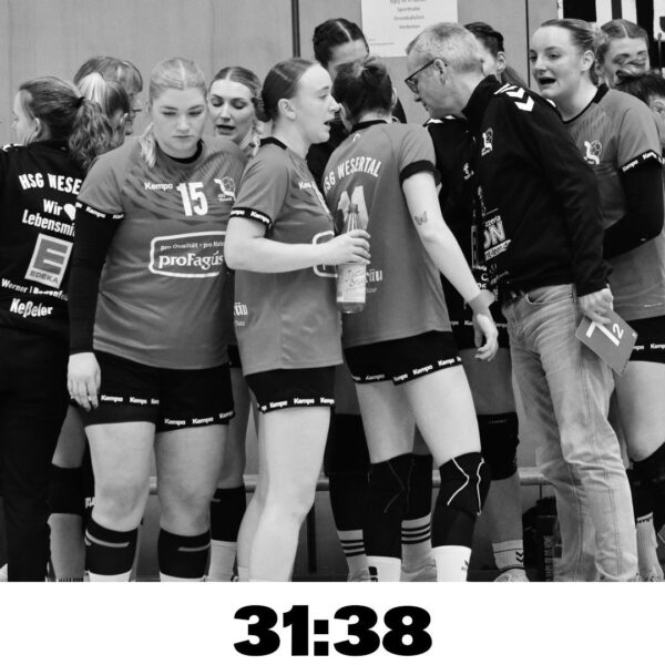 Damen I – SG 09 Kirchhof II (31:38)